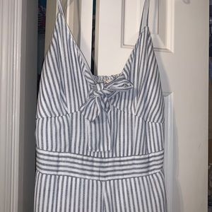 Stripped romper size small